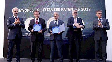 Ceremonia patentes INAPI del 2018.