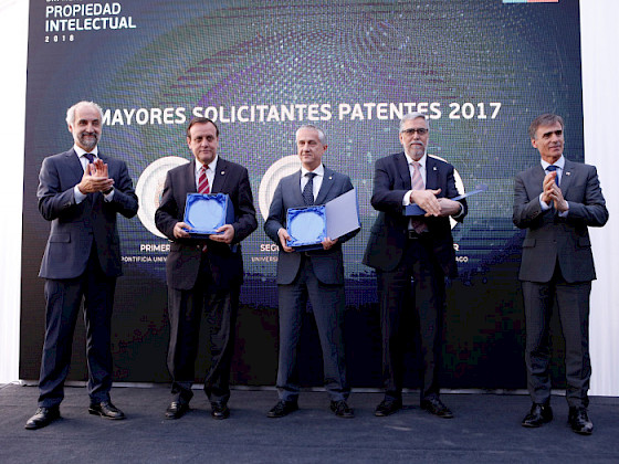 Ceremonia patentes INAPI del 2018.
