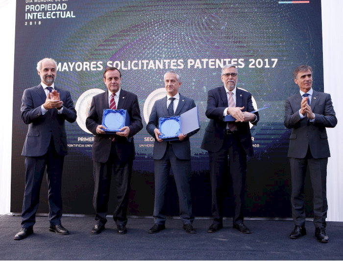 Ceremonia patentes INAPI del 2018.
