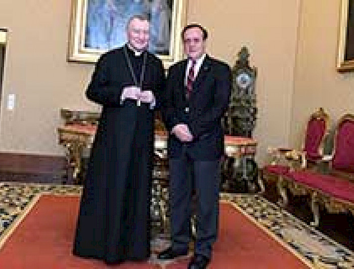 imagen correspondiente a la noticia: "En Roma el rector desarrolló una nutrida agenda de actividades con autoridades del Vaticano"
