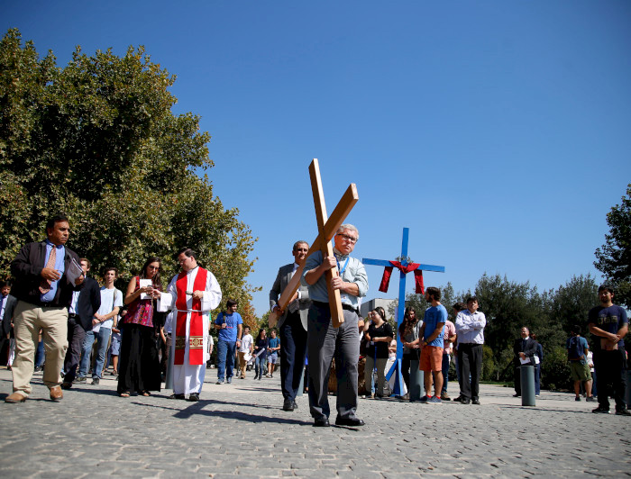 imagen correspondiente a la noticia: "Con un Vía Crucis artístico y otras actividades reflexivas se vive la Semana Santa en la UC"
