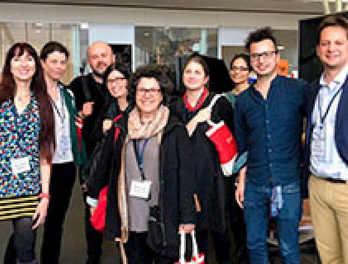 imagen correspondiente a la noticia: "Delegación UC asistió a encuentro sobre investigación en las artes"