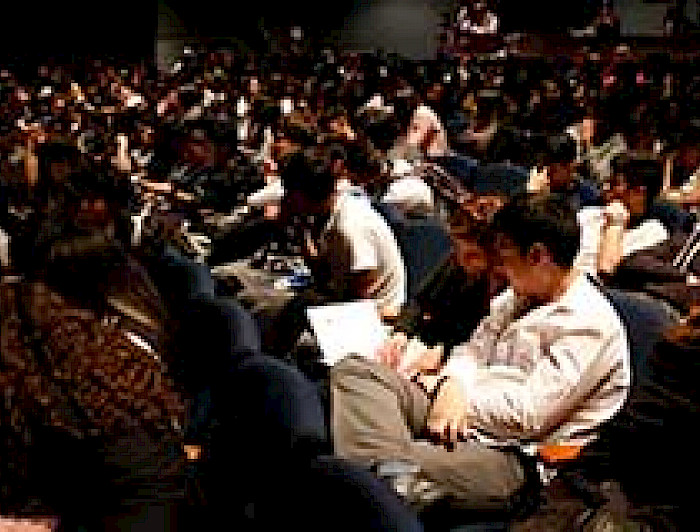 imagen correspondiente a la noticia: "Estudiantes del programa PACE asistieron a función especial en el Teatro UC"