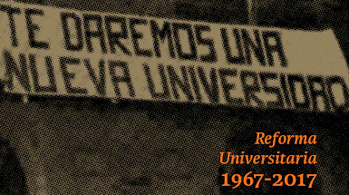 Portada de la Revista Universitaria con el lienzo "Te daremos una nueva universidad".