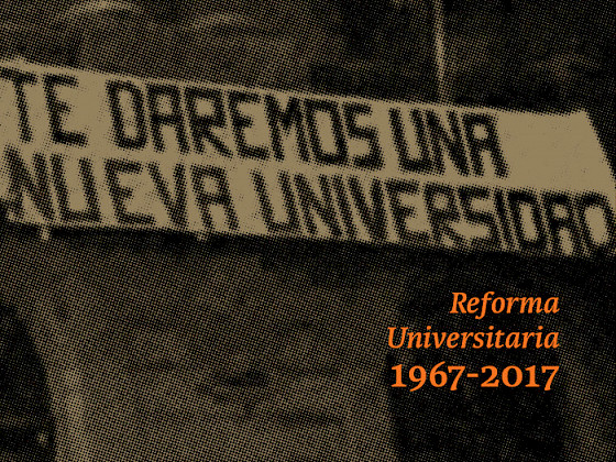 Portada de la Revista Universitaria con el lienzo "Te daremos una nueva universidad".