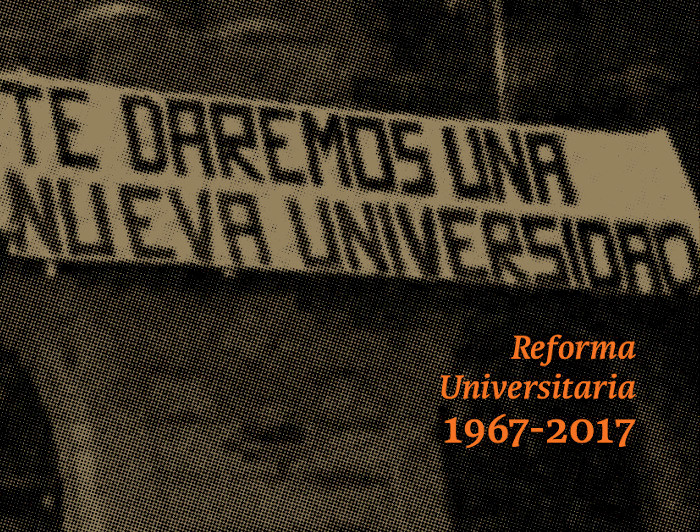 Portada de la Revista Universitaria con el lienzo "Te daremos una nueva universidad".