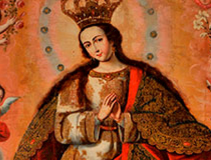 imagen correspondiente a la noticia: "Exposición pictórica de la Inmaculada muestra la simbología teológica del arte colonial"