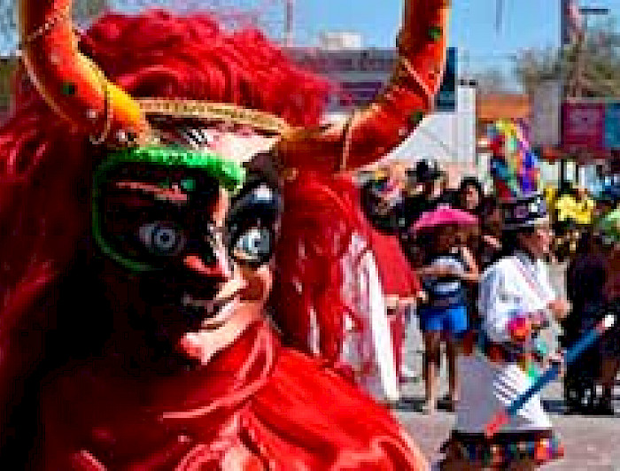 imagen correspondiente a la noticia: "Miembros de la comunidad UC visitaron la tradicional fiesta religiosa de La Tirana"