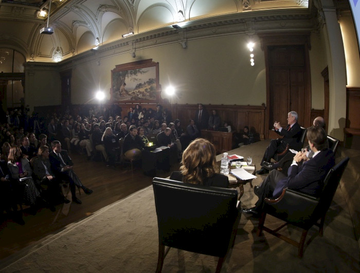 imagen correspondiente a la noticia: "Ciclos presidenciales UC: Sebastián Piñera anunció creación de Ministerio de la Familia y Desarrollo Social"