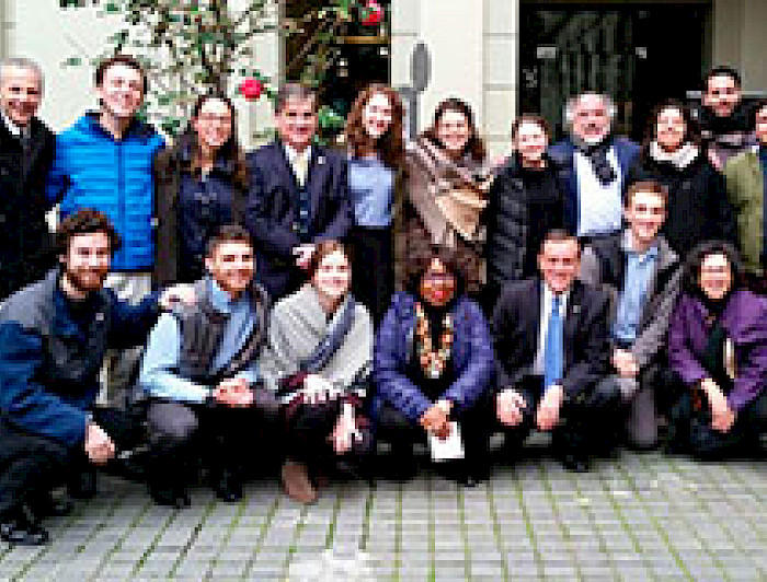 imagen correspondiente a la noticia: "El coro Pizmon de Columbia se presentó en la universidad"