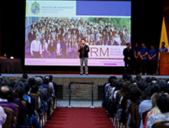 imagen correspondiente a la noticia: "Con una masiva asistencia se dio inicio al Taller de Razonamiento Matemático de la UC"