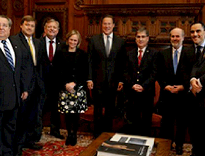 imagen correspondiente a la noticia: "Presidente de Panamá, Juan Carlos Varela, expuso en la UC"