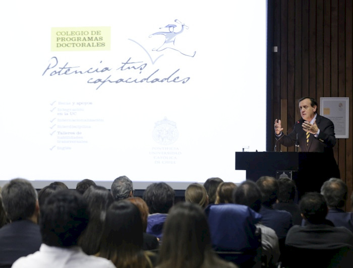 imagen correspondiente a la noticia: "Universidad Católica da bienvenida a nuevos estudiantes de doctorado"