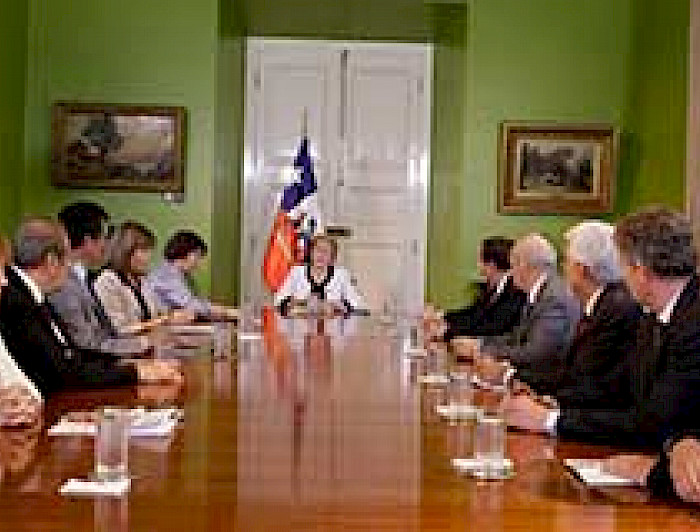 imagen correspondiente a la noticia: "Rectores del G9 se reunieron con la Presidenta y la ministra de Educación"