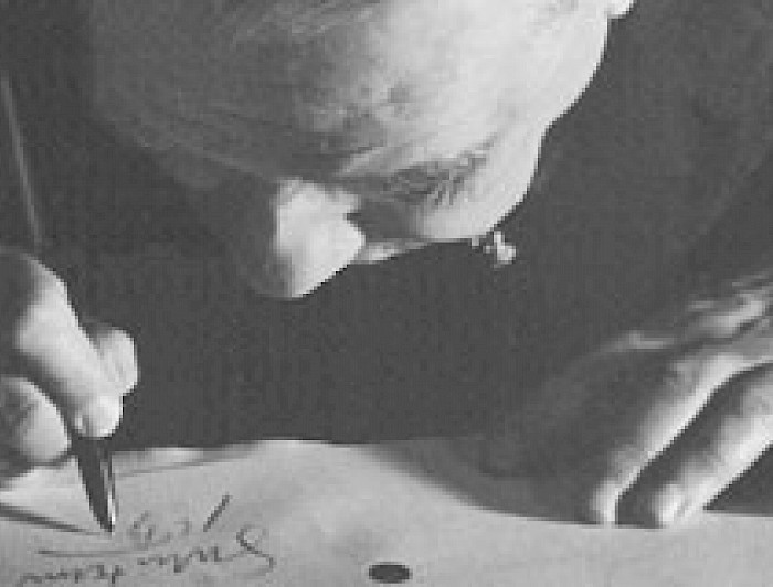 imagen correspondiente a la noticia: "¿Cómo escribía Borges?"