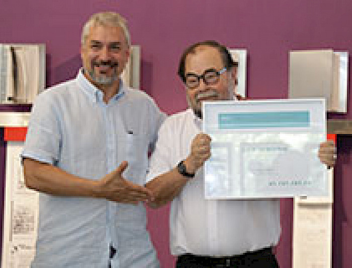 imagen correspondiente a la noticia: "Postulado por la UC: Luis Poirot se adjudicó el premio a la trayectoria del Consejo Nacional de la Cultura y las Artes"