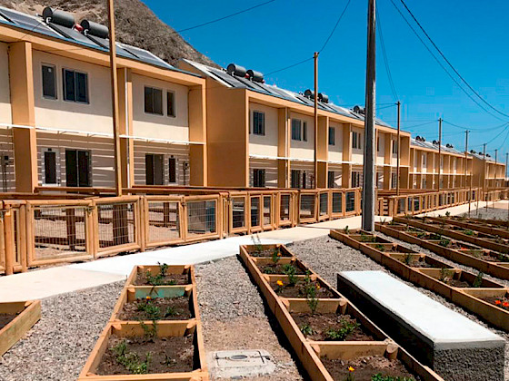 Conjunto habitacional Oasis de Chañaral.