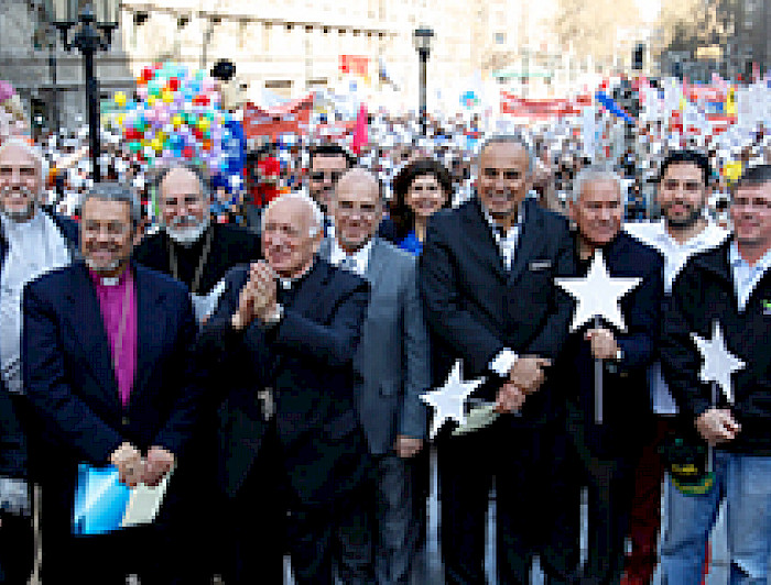 imagen correspondiente a la noticia: "Representantes de la Universidad Católica celebraron la vida"