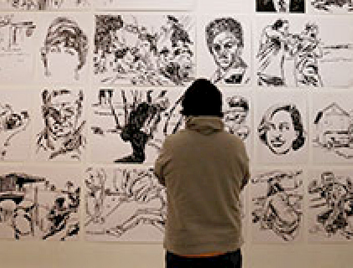 imagen correspondiente a la noticia: "César Gabler exhibe sus narraciones visuales en “Bilis negra”"