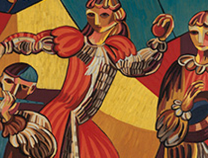 imagen correspondiente a la noticia: "Pinturas y dibujos de Teresa Zurita se exhiben en el  Centro de Extensión"