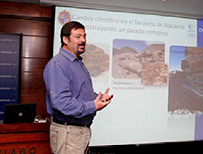 imagen correspondiente a la noticia: "Científicos  chilenos estudian los flujos de agua que tenía el Desierto de Atacama hace más de 17 mil años"