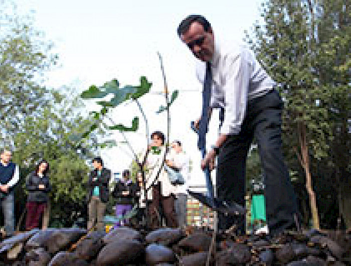 imagen correspondiente a la noticia: "Oficina de Sustentabilidad da el vamos a huerto San Francisco de Asís"