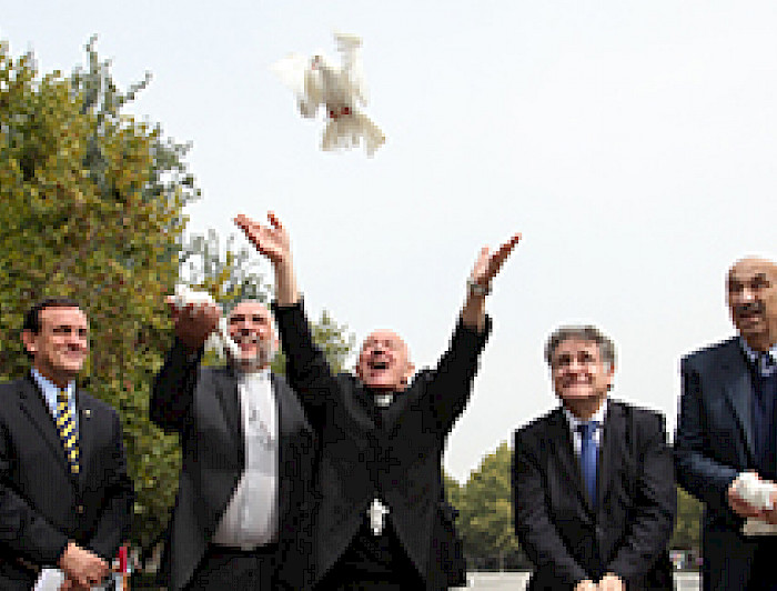 imagen correspondiente a la noticia: "Representantes del judaísmo, Iglesia Católica y del mundo musulmán rezan por la paz"