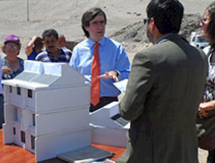 imagen correspondiente a la noticia: "Dan el vamos a barrio ecosustentable liderado por el Centro UC de Innovación en Madera"