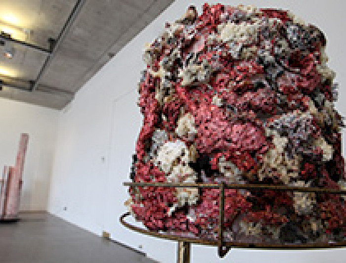 imagen correspondiente a la noticia: "Instalación revela el paso del tiempo a través del deterioro de materiales en la UC"