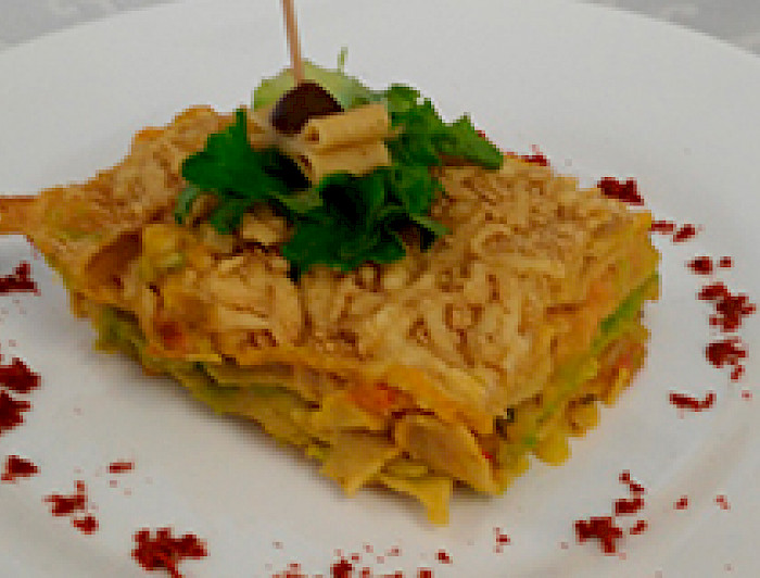 imagen correspondiente a la noticia: "Una lasaña de leguminosas ganó el primer concurso gastronómico “InnovaLegumbres”"
