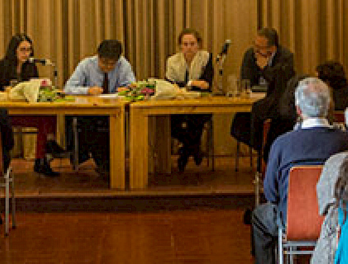 imagen correspondiente a la noticia: "Asume nueva directiva de la Facultad de Arquitectura, Diseño y Estudios Urbanos"