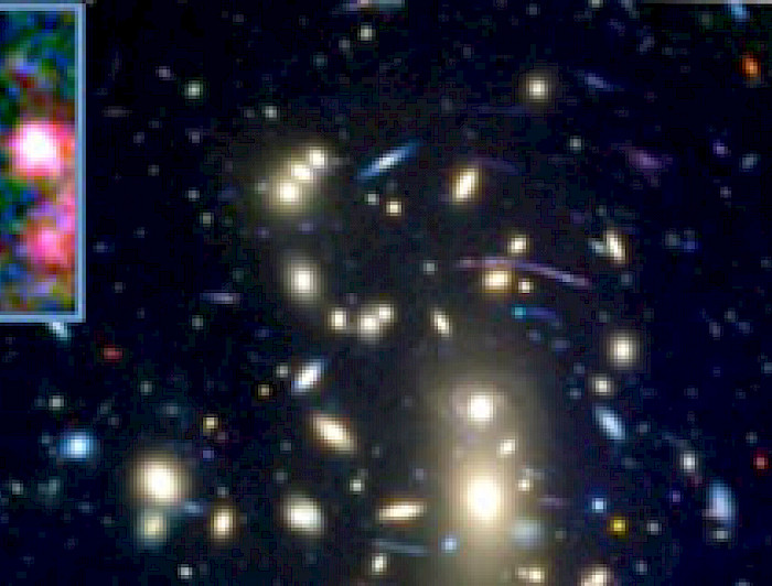 imagen correspondiente a la noticia: "Descubren galaxias ubicadas en las fronteras del Universo"