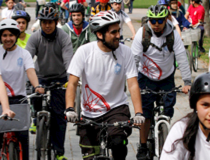 imagen correspondiente a la noticia: "Cicletada intercampus reúne a más de 200 participantes"