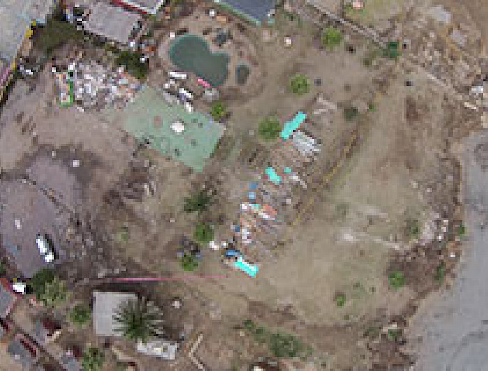 imagen correspondiente a la noticia: "Académicos de Geografía estudian los efectos del tsunami"