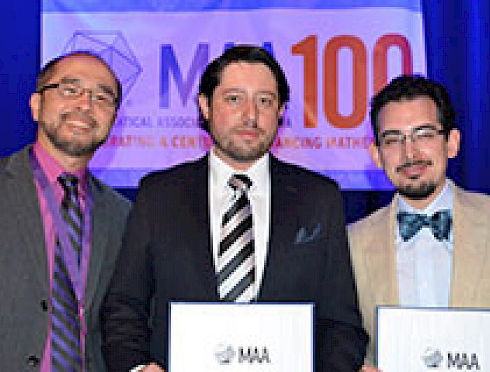 imagen correspondiente a la noticia: "Profesor de Matemáticas UC recibió el prestigioso premio "Paul Halmos-Lester Ford""