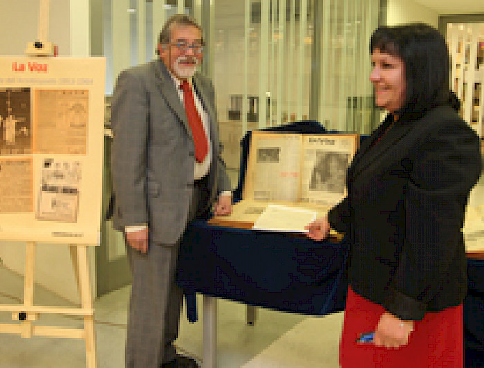 imagen correspondiente a la noticia: "Donan la única colección que existe de la histórica revista La Voz"