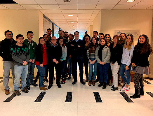 The team of researchers and students that work with Alexis Kalergis at the College of Biological Sciences. Credit: Biological Sciences