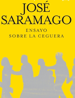 Portada del libro "Ensayo sobre la ceguera" de José Saramago.
