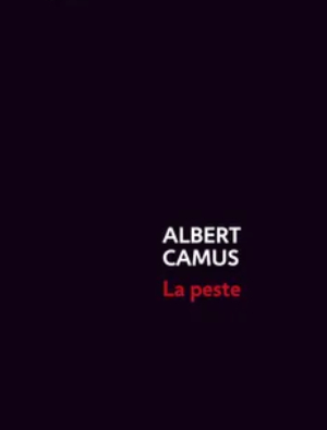 Portada del libro de "La Peste" de Albert Camus.