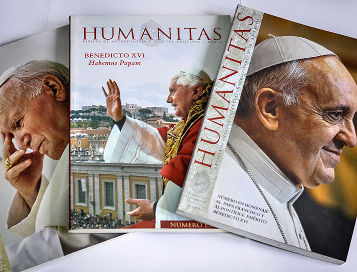 Reflexionar sobre las inquietudes que ocupan a la Iglesia y a sus pontífices es una vocación de la revista. (Fotografía: Revista Humanitas)