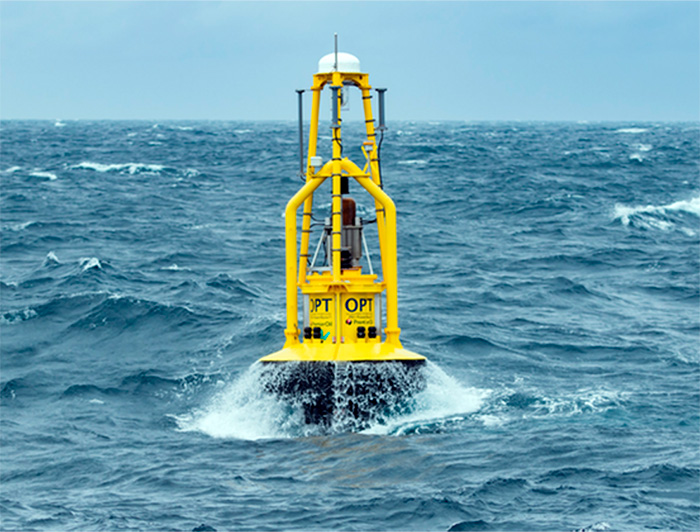 El corazón del Open Sea Lab (OSL) es un dispositivo de generación semejante a una boya oceanográfica, anclada a 30 m de profundidad y a más de 1 km de la costa, frente a ECIM, que entregará energía a un sistema diseñado para recopilar información sobre el potencial energético. (Fotografía: Revista Universitaria)