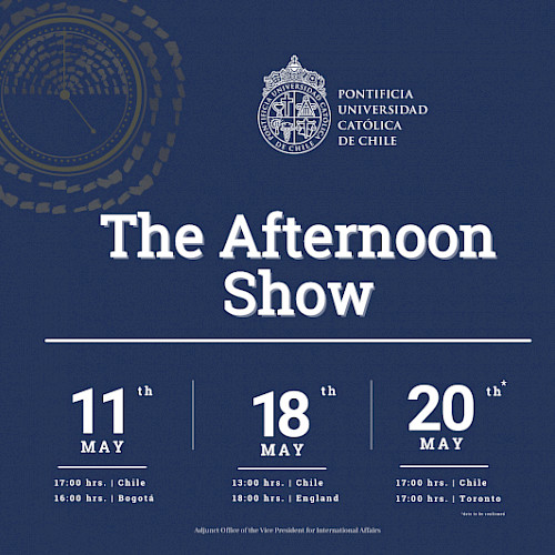 The Afternoon Show will take place on three Tuesdays: May 11th, May 18th, and May 20th.