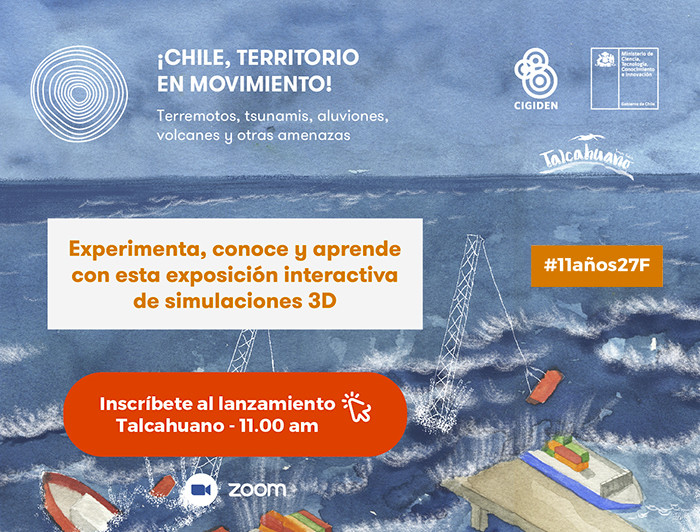 imagen correspondiente a la noticia: "Lanzan exposición con simuladores 3D que “mapean” las amenazas en Chile "