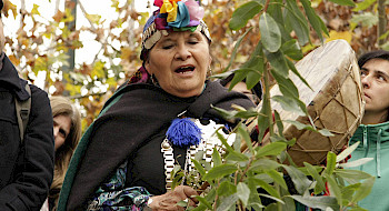 Ceremonia mapuche.- Foto Dirección de Comunicaciones
