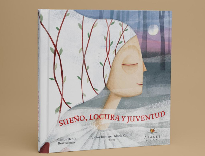 portada de un libro que incluye la ilustración de un rostro de mujer con su pelo al viento