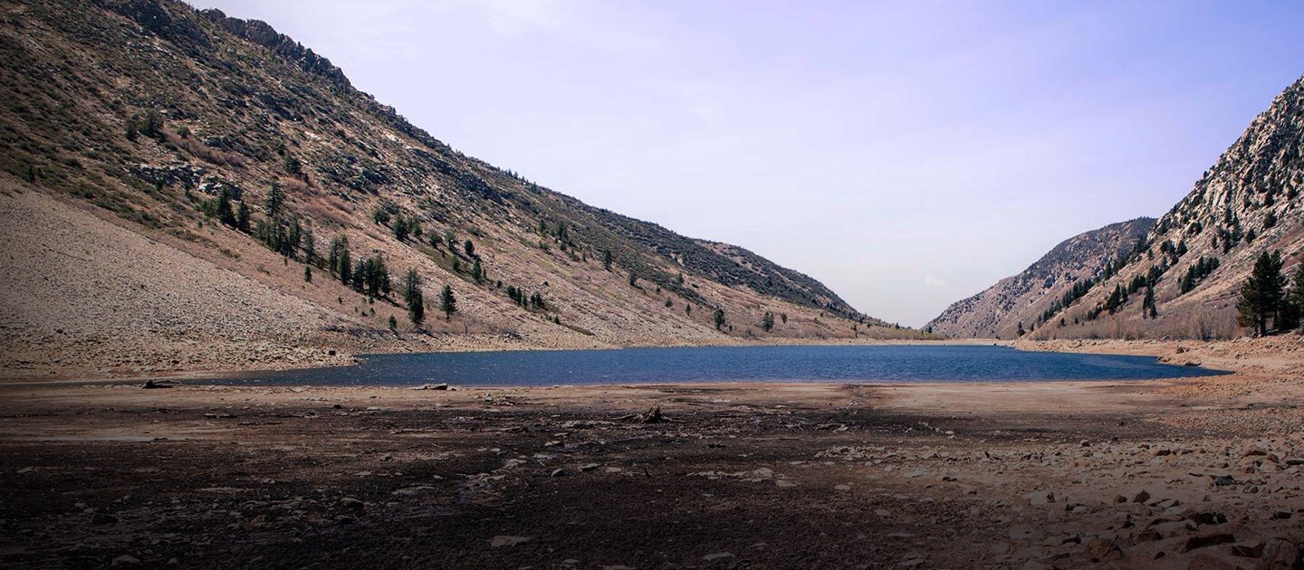 drought-stricken lake