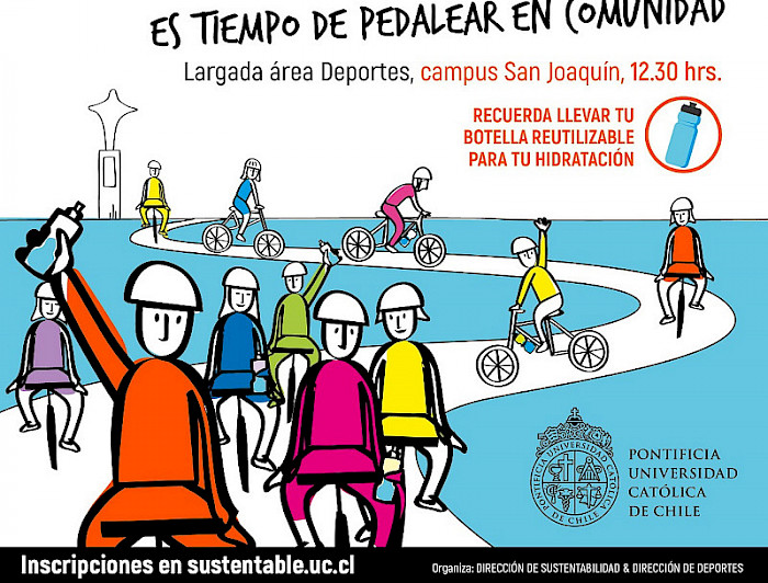 imagen correspondiente a la noticia: "Volvamos a pedalear en comunidad en la Cicletada Intercampus UC 2023"