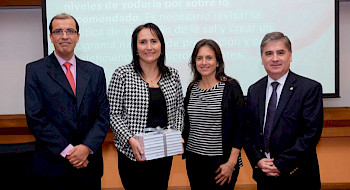 Prorrector Guillermo Marshall en la entrega oficial de “Propuestas para Chile 2018” a los académicos que desarrollaron propuestas en el Concurso de Políticas Públicas UC
