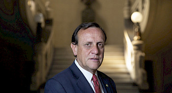 Rector Ignacio Sánchez.  Foto:  Mario Téllez, La Tercera.